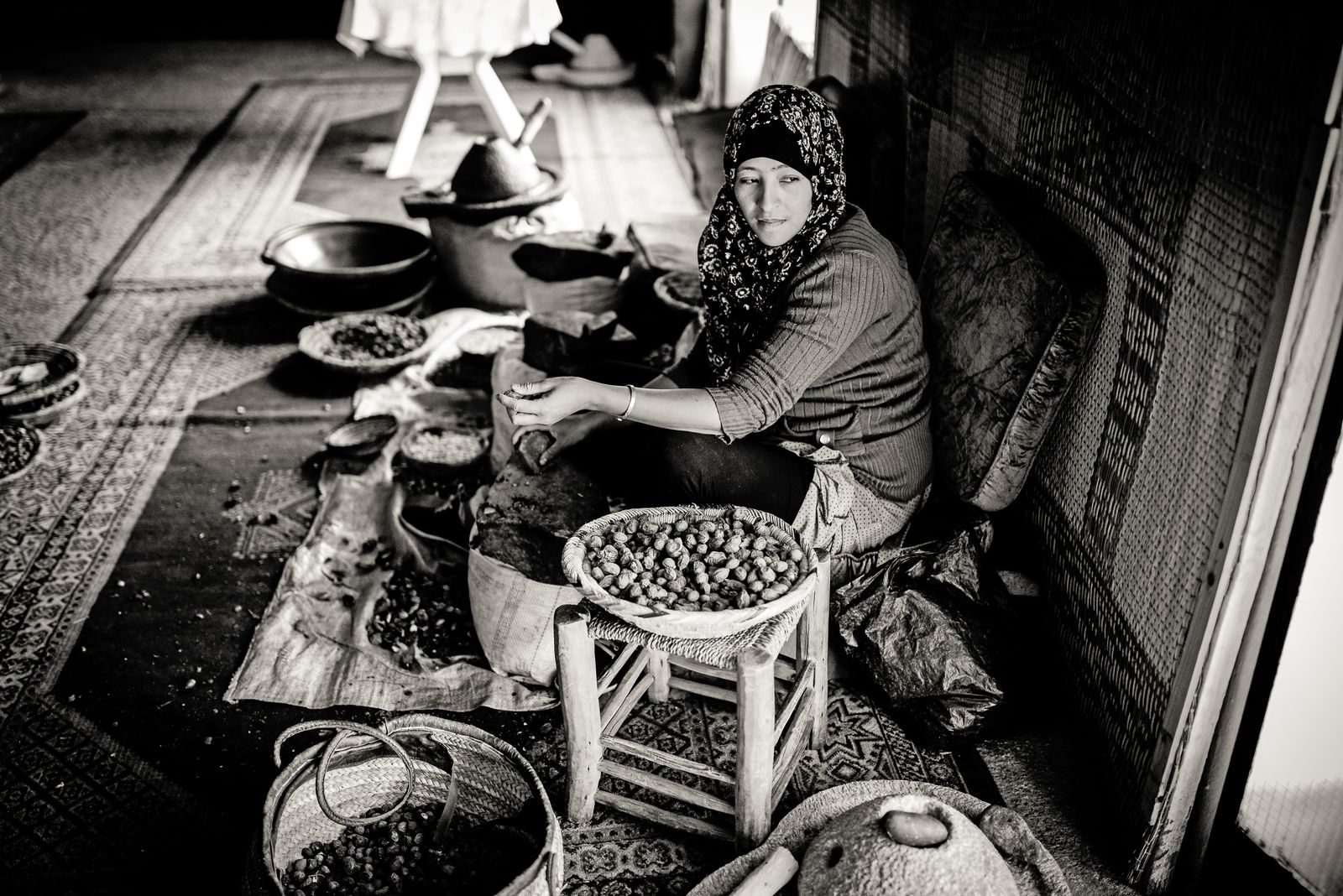 Argan oil making — 2